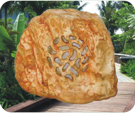 高品質玻璃鋼草坪音箱 OBT-1804Q