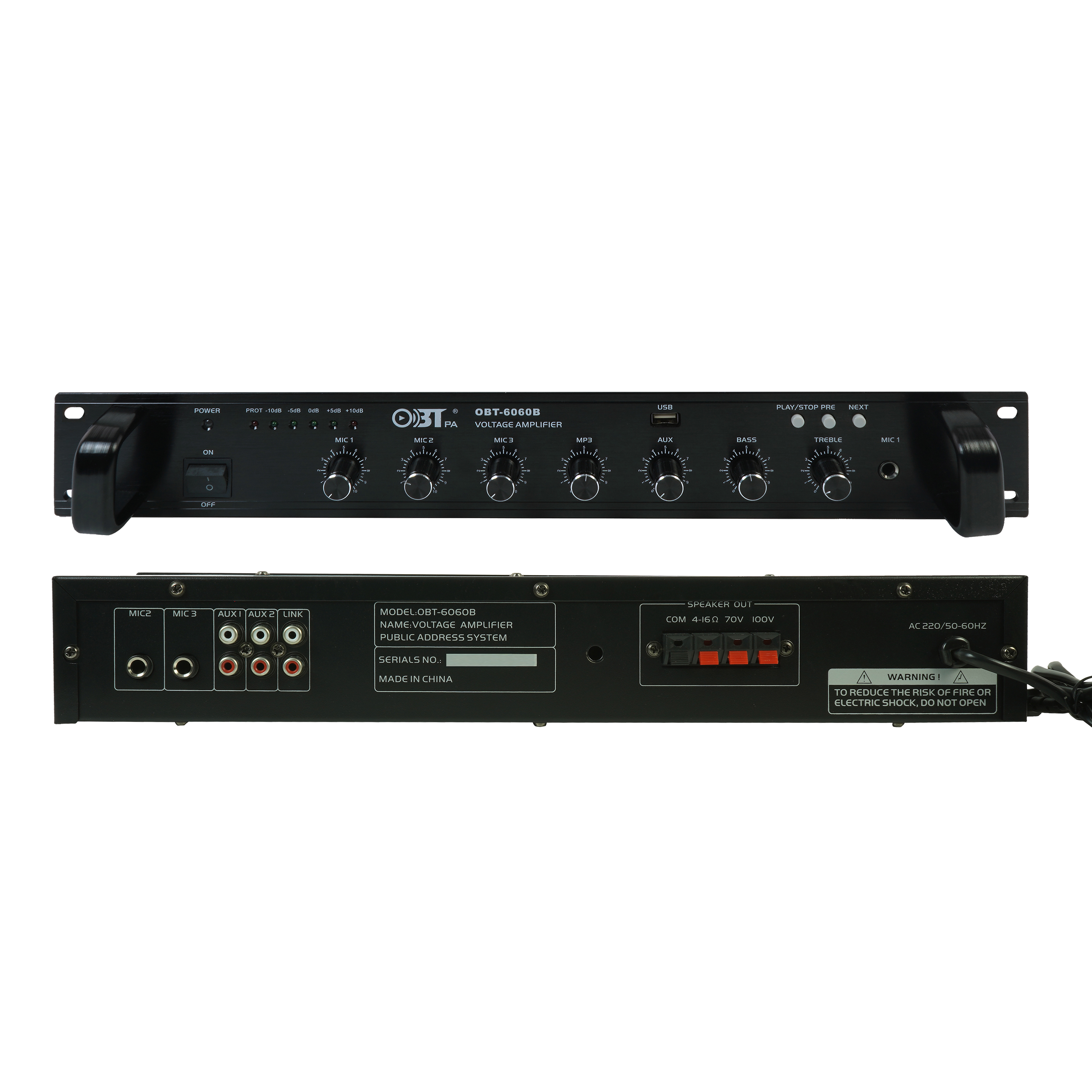 合并定壓功放機 OBT-6060B