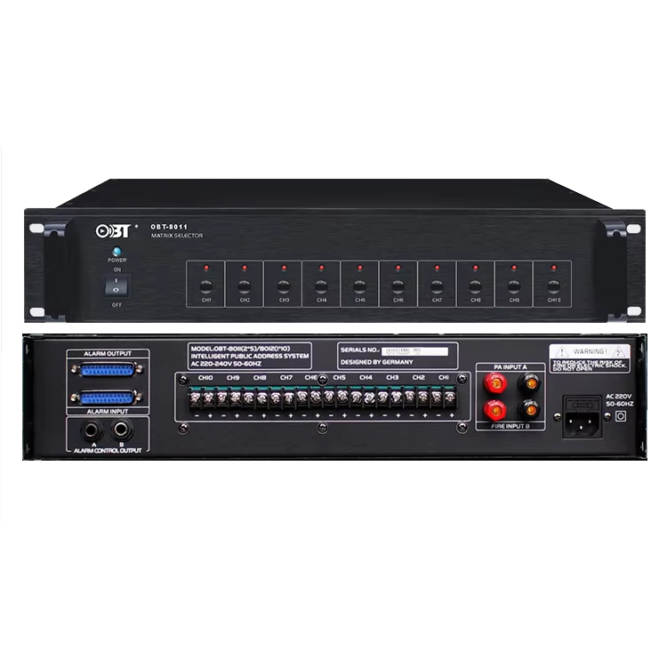 大功率十分區(qū)矩陣器 OBT-8011