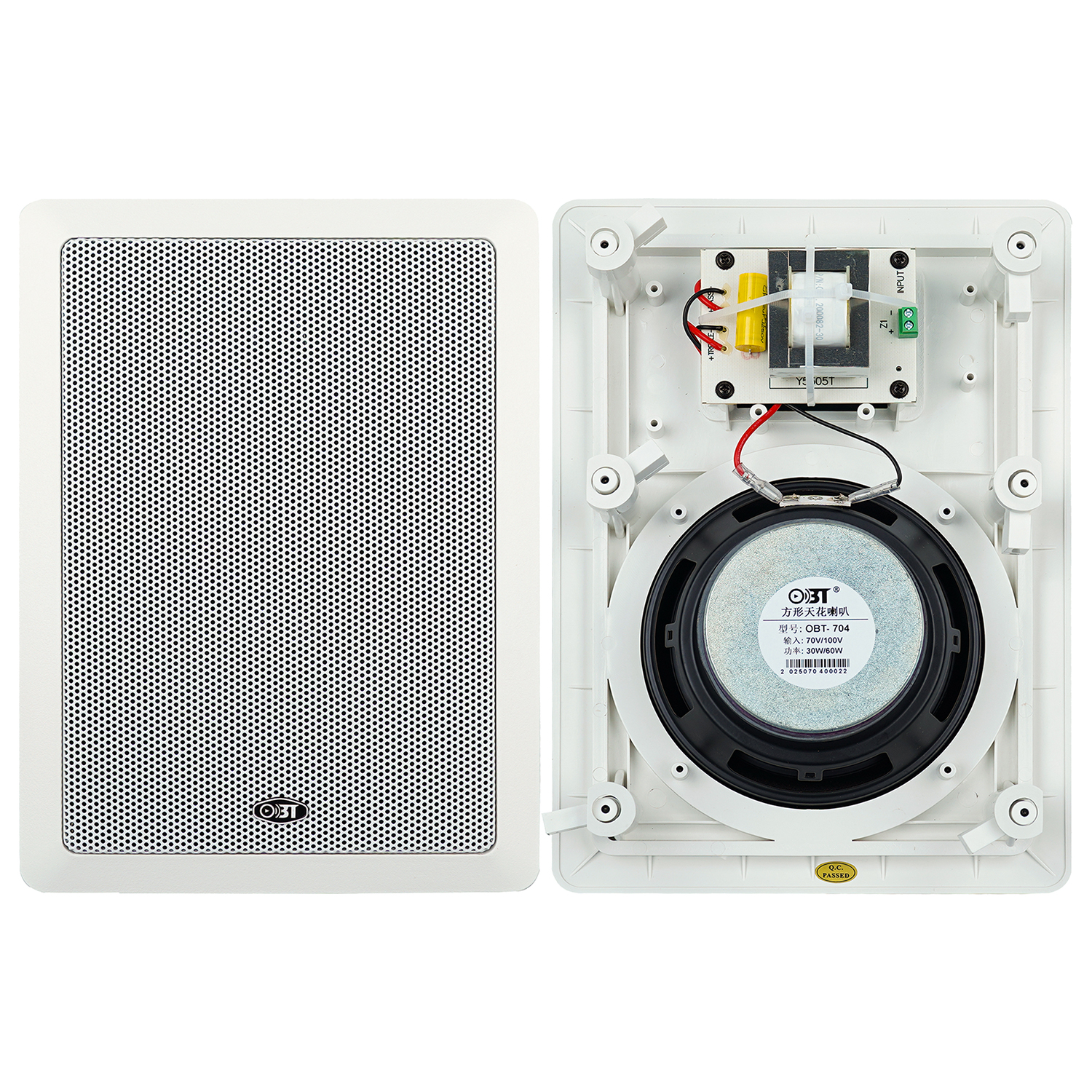 全頻帶高音方形天花喇叭 OBT-704